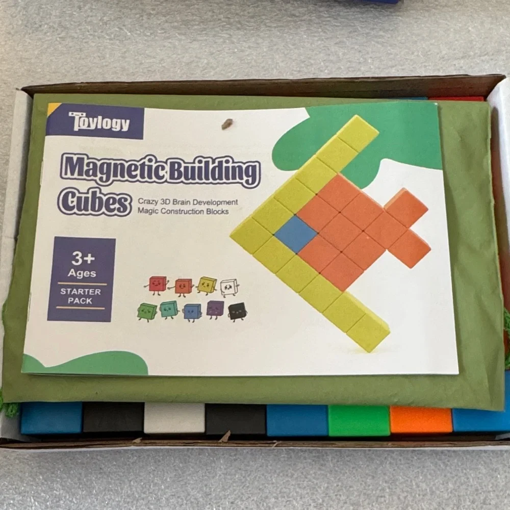 Magnetic Building Cubes - Colorful Starter Set